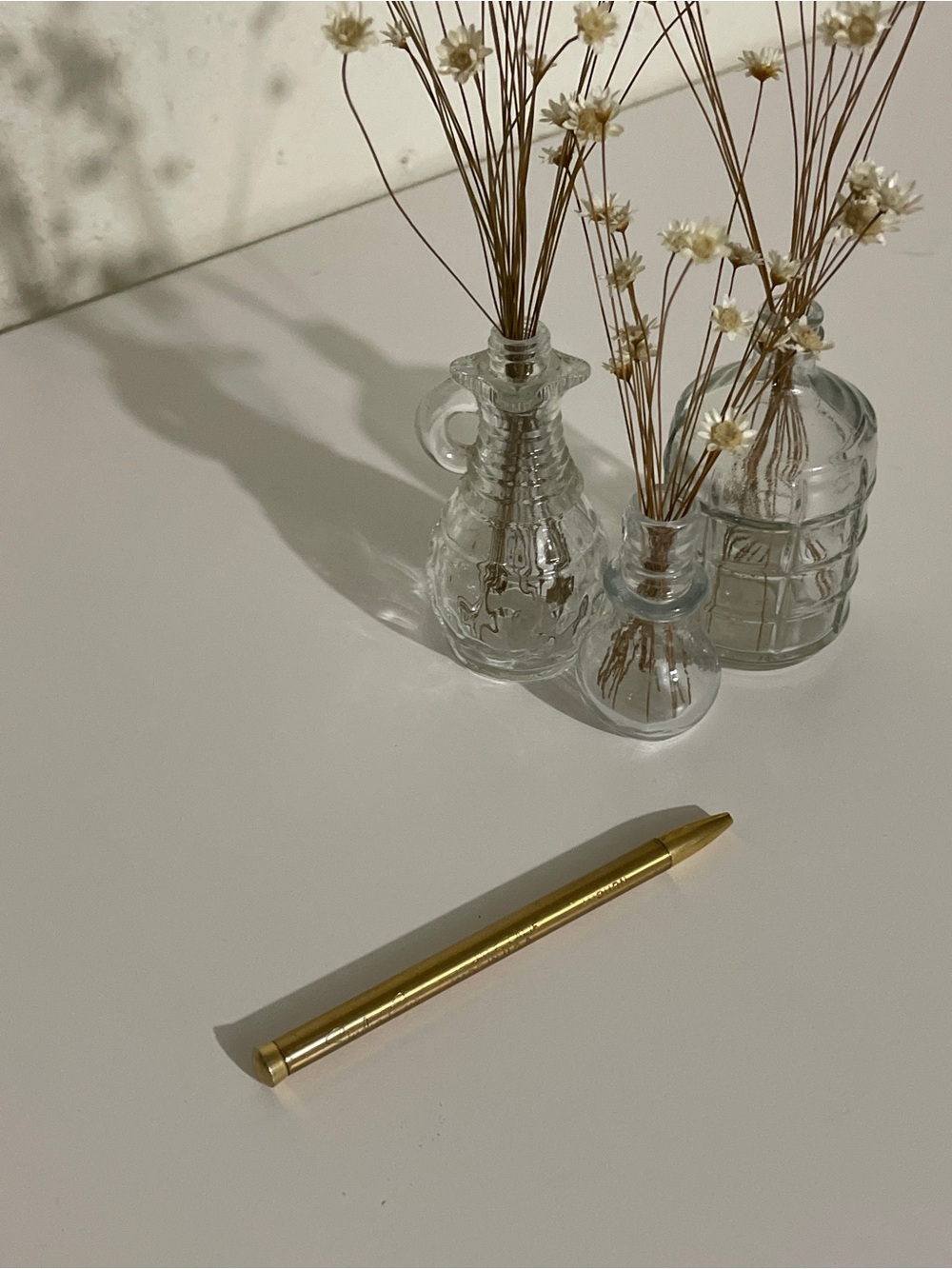 Studio Girl vintage brass eyebrow pencil - auburn eyebrow twist up pen